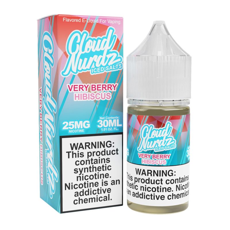 Cloud Nurdz Salts Very Berry Hibiscus Iced