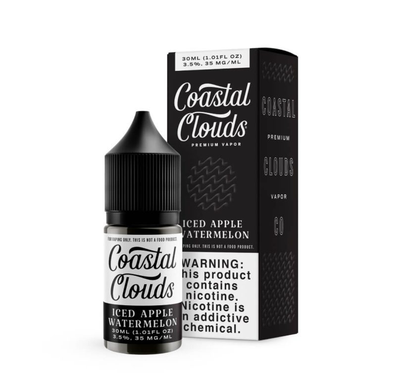 coastal clouds salt iced apple watermelon ejuice