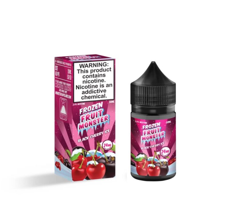 frozen fruit monster salt black cherry ice ejuice