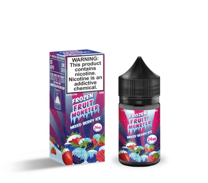 frozen fruit monster salt mixed berry ice ejuice