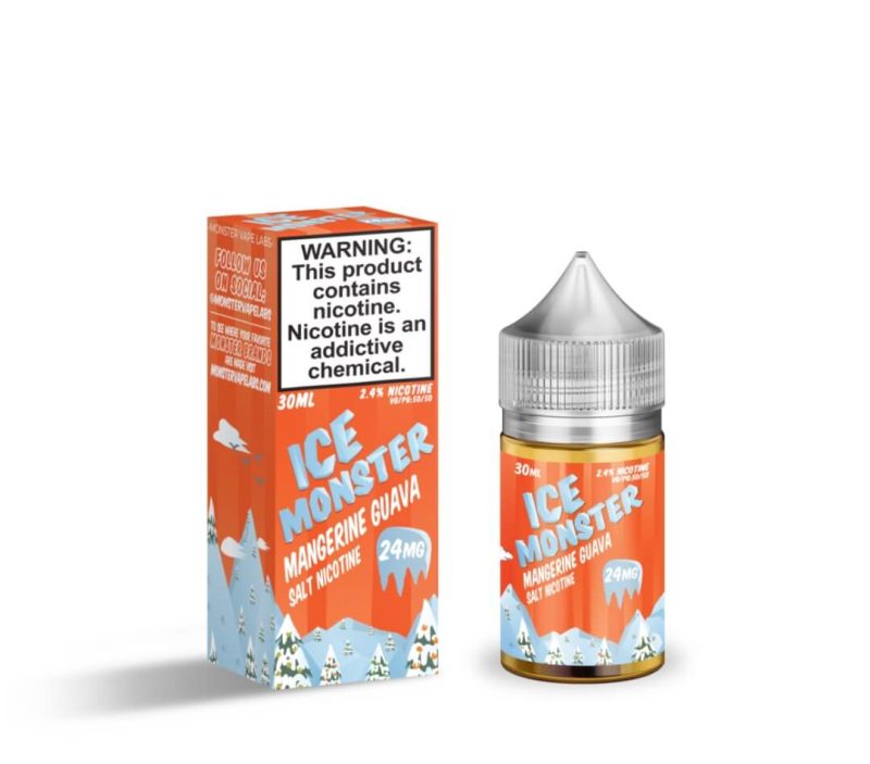 ice monster salt mangerine guava ejuice