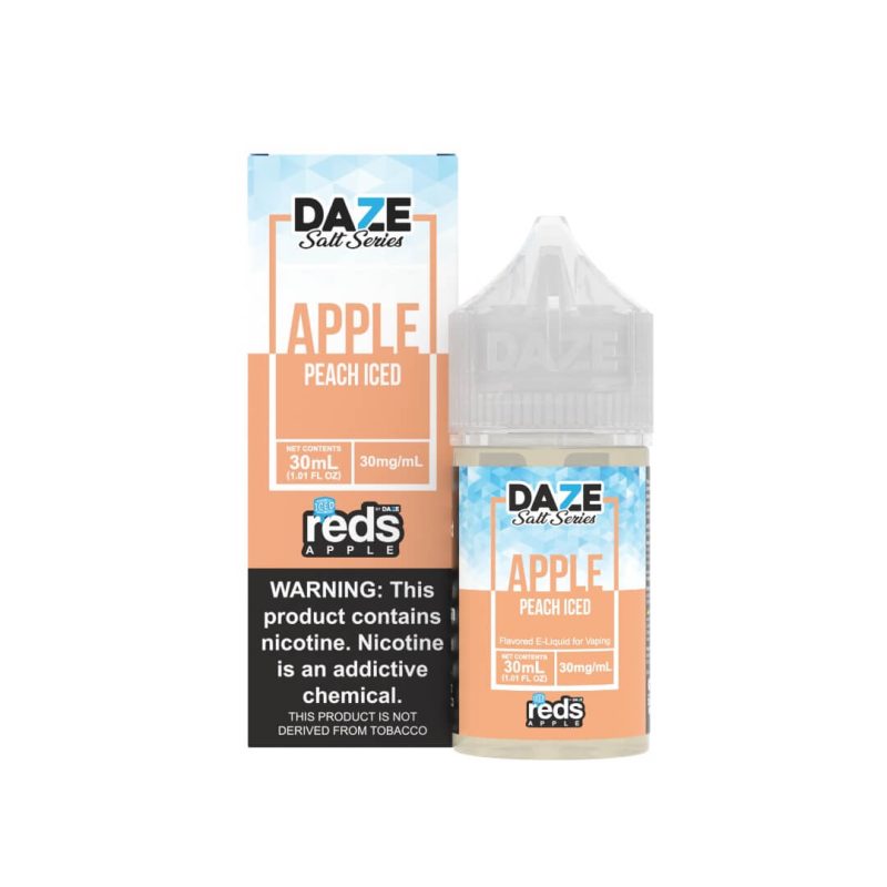 reds salt series apple peach iced ejuice