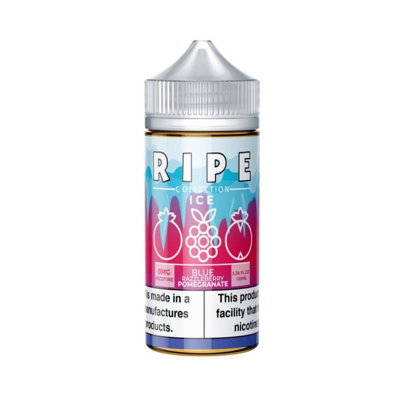 ripe collection ice blue razzleberry pomegranate ejuice